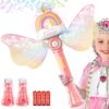 Wholesale Unicorn Mini Bubble Wands Bubble Stick Plastic Automatic Princess Toys Outdoor Bubble Blower Machine - Image 13
