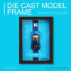 1: 32 Car 3D Stereo Wall Painting Box Model Ornaments Collection Gift Home Decoration Simulation Photo Frame - Image 15