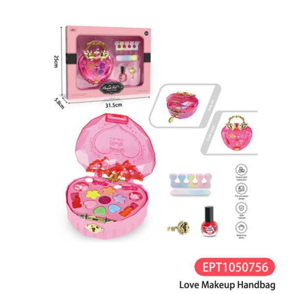 Wholesale Pink Fashion Makeup Suitcase Girls Toys Set For Dolls - Image 8
