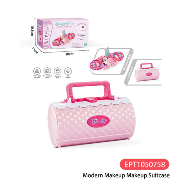 Wholesale Pink Fashion Makeup Suitcase Girls Toys Set For Dolls - Image 12
