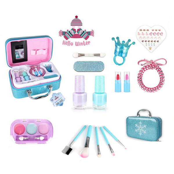 Diy Makeup Bag Toys Teen Toy Kids Beautiful Chinese Girl Beauty Kit Kid Set for Girls - Image 2