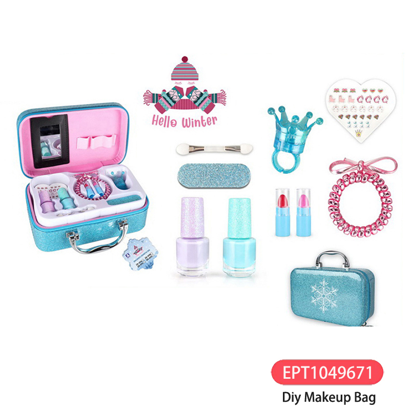 Diy Makeup Bag Toys Teen Toy Kids Beautiful Chinese Girl Beauty Kit Kid Set for Girls - Image 3