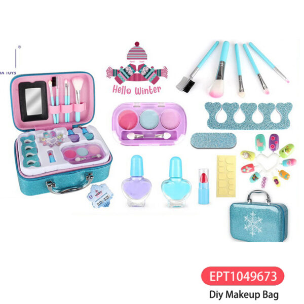 Diy Makeup Bag Toys Teen Toy Kids Beautiful Chinese Girl Beauty Kit Kid Set for Girls - Image 8