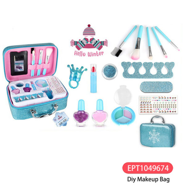 Diy Makeup Bag Toys Teen Toy Kids Beautiful Chinese Girl Beauty Kit Kid Set for Girls - Image 10