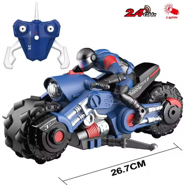 2.4G RC Motorcycles Toy Kids Stunt Drift Radio Control Racing Motorcycles Toy 1/10 RC Motorcycles - Image 10