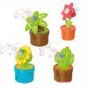 Electric Light 8-Hole Coconut Plant Tree Flower Potted Bubble Machine Toy Kids Outdoor Summer Playgrounds Bubble Maker Guns - Image 13