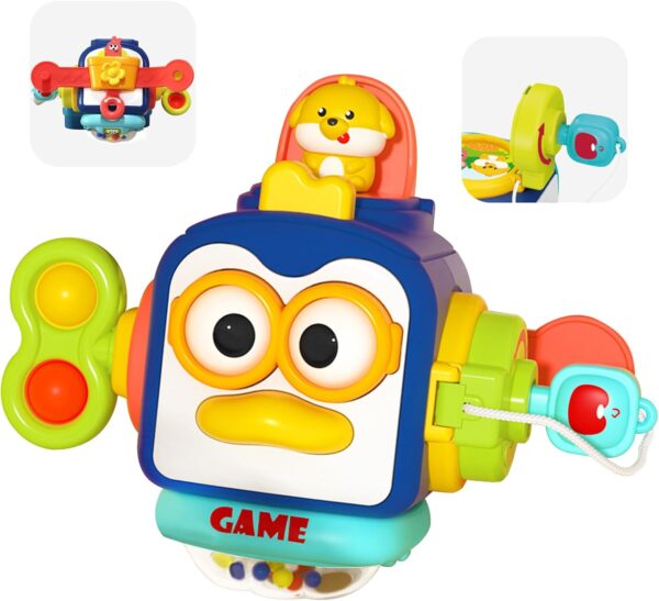 Infant Sensory Activity Puzzle Hand Catch Balls Early Educational Developing Learning Busy Ball Baby Toy - Image 2