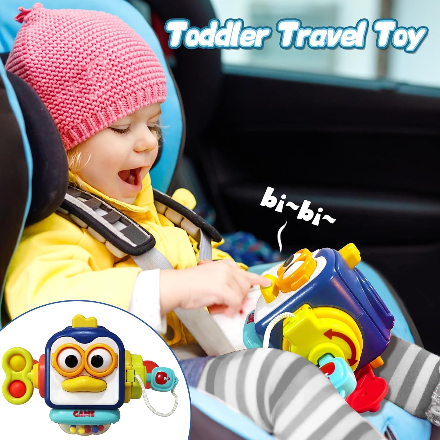 Infant Sensory Activity Puzzle Hand Catch Balls Early Educational Developing Learning Busy Ball Baby Toy - Image 9