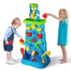 Kids Eco Friendly Double-Sided Waterfall Discovery Wall Sensory Beach Sand Play Water Table Toys Set for Toddlers - Image 12