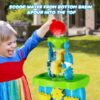 Kids Eco Friendly Double-Sided Waterfall Discovery Wall Sensory Beach Sand Play Water Table Toys Set for Toddlers - Image 13