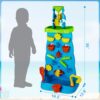 Kids Eco Friendly Double-Sided Waterfall Discovery Wall Sensory Beach Sand Play Water Table Toys Set for Toddlers - Image 14