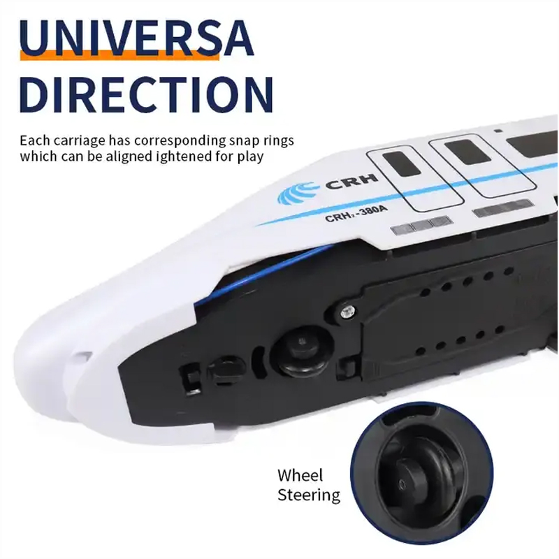 Electric Remote Control Car 4ch Rail Vehicle Model Toy Rc High Speed Radio Music Children Track Cars Toy with Light Sound - Image 9