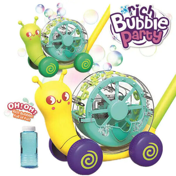 Electric Bubble Snail Cart Toy Bubble Soap Machine Kids Other Outdoor Garden Toy for Kids - Image 4