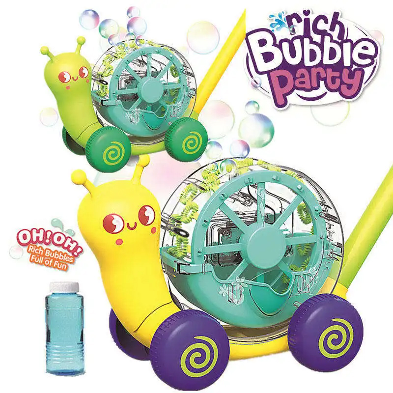 Electric Bubble Snail Cart Toy Bubble Soap Machine Kids Other Outdoor Garden Toy for Kids - Image 3