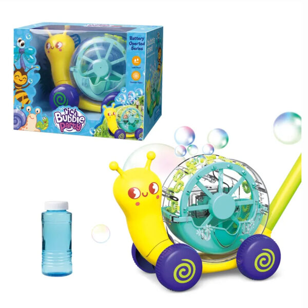 Electric Bubble Snail Cart Toy Bubble Soap Machine Kids Other Outdoor Garden Toy for Kids - Image 8