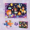 96pcs Glow in the Dark Jigsaw Puzzle Toy Kids Early Educational Luminous Puzzles Game Unique Piece Design Magic Puzzle Set - Image 15