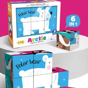New Arrival 6 in 1 6pcs Puzzle Set for Kids of Various Themes Ocean Insect Universe Arctic Jigsaw Block Set - Image 21