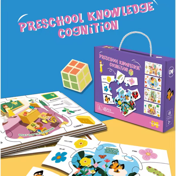 Children Early Educational Toy 3D Match Puzzle Cognitive Puzzle - Image 12