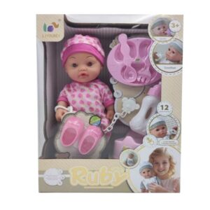 OEM ODM 12 Inch Dress Up Baby Doll Toy Kit With 4 Sounds - Image 16