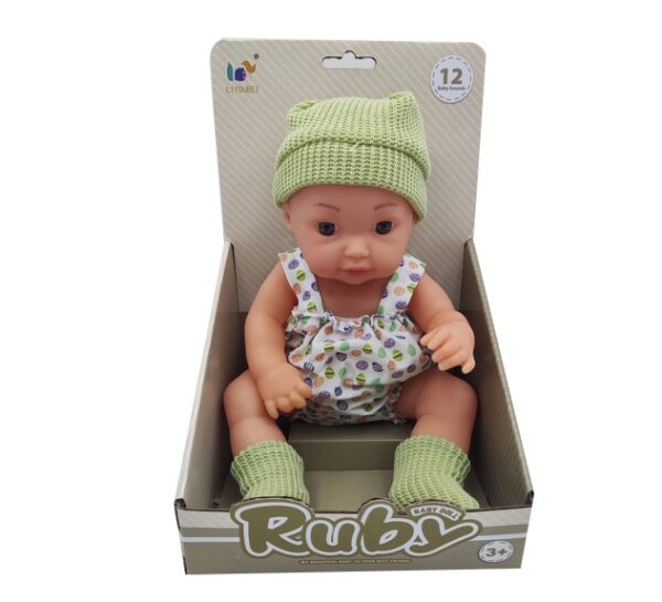 12 Inch Drink And Wet Baby Silicone Reborn Dressing Dolls With 12 Sounds - Image 2