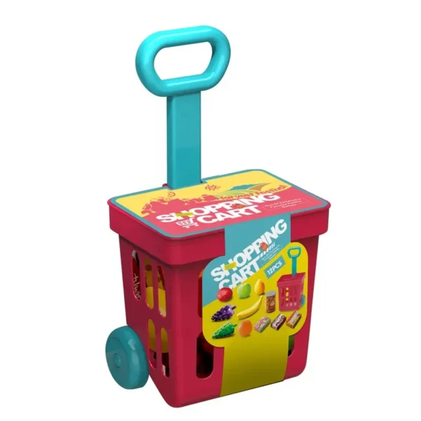 Hot Sale Kids Pretend Play Shopping Cart Toy - Image 2