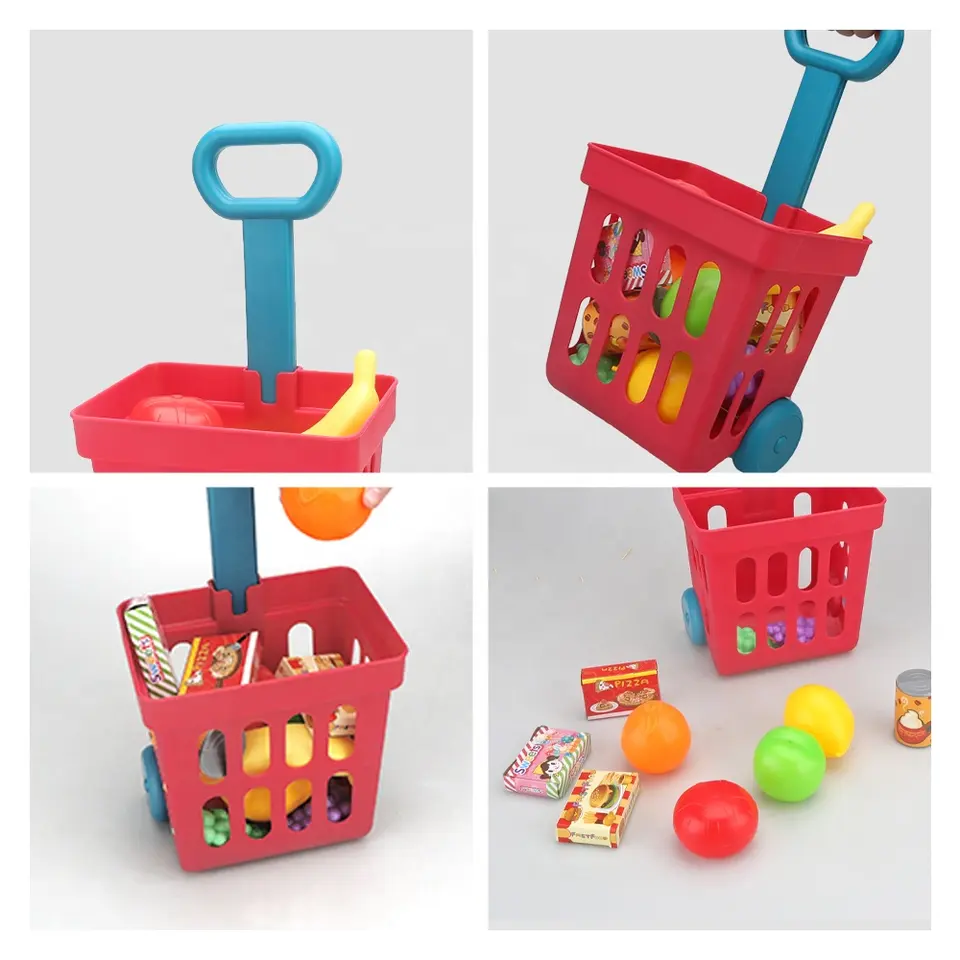 Hot Sale Kids Pretend Play Shopping Cart Toy - Image 9