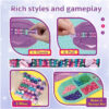 Jewelry Box Set Diy Kids DIY Arts Crafts Kids Toys Bead Bracelet Maker 15 Bracelets Friendship Bracelet Making Kit for Girl - Image 17