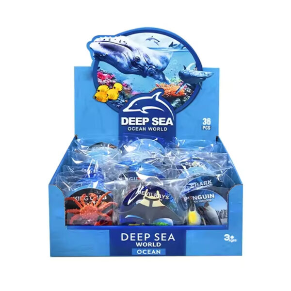 36Pcs Plastic Ocean Animals Sea Creatures Small Animal Figures Assorted Mini Plastic Animal Figurines Toy - Image 2