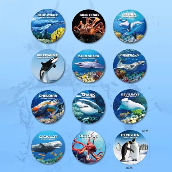 36Pcs Plastic Ocean Animals Sea Creatures Small Animal Figures Assorted Mini Plastic Animal Figurines Toy - Image 8