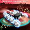 Remote Control Stunt Light Car 8wd Drift Spray Dual Mode Racing Toy Hand Gesture Remote Control Rc Stunt Car - Image 16