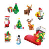 31Pcs Animal Mini Blocks Christmas Construction Toy for Kids Santa Block Decoration Sets Assembled Toys - Image 11