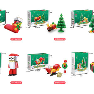 31Pcs Animal Mini Blocks Christmas Construction Toy for Kids Santa Block Decoration Sets Assembled Toys - Image 12