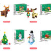 31Pcs Animal Mini Blocks Christmas Construction Toy for Kids Santa Block Decoration Sets Assembled Toys - Image 15