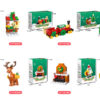 31Pcs Animal Mini Blocks Christmas Construction Toy for Kids Santa Block Decoration Sets Assembled Toys - Image 17