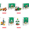 31Pcs Animal Mini Blocks Christmas Construction Toy for Kids Santa Block Decoration Sets Assembled Toys - Image 19