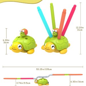 3-in-1 Plastic Turtle Water Sprinkler Summer Fun Backyard Games with Splash Water Toys for Kids - Image 26