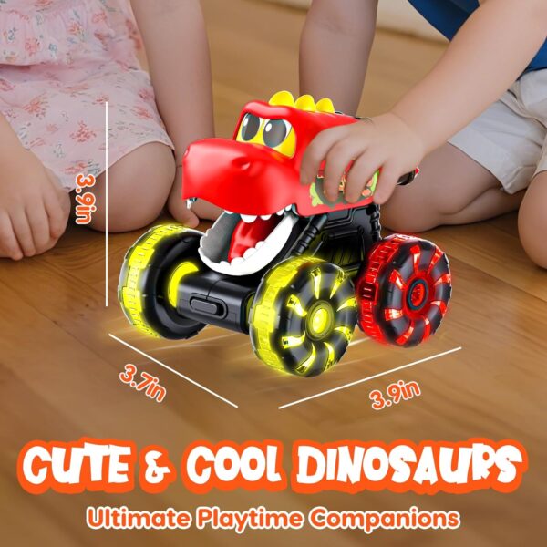 Press and Go Cars Toys Inertial Glide Model Light-up Toys Pull Back Truck Monster Truck Toys Dinosaur Cars - Image 16