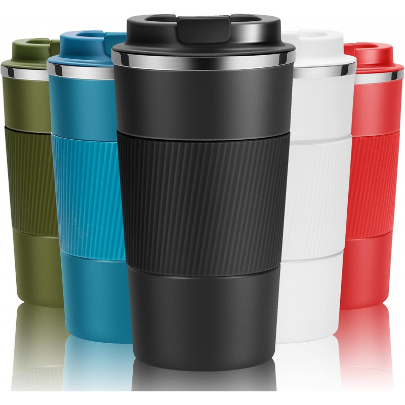 17oz Travel Coffee Cups Insulated Mug Thermal Tumbler to Go - Image 2