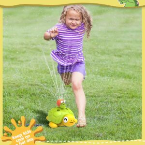 3-in-1 Plastic Turtle Water Sprinkler Summer Fun Backyard Games with Splash Water Toys for Kids - Image 24
