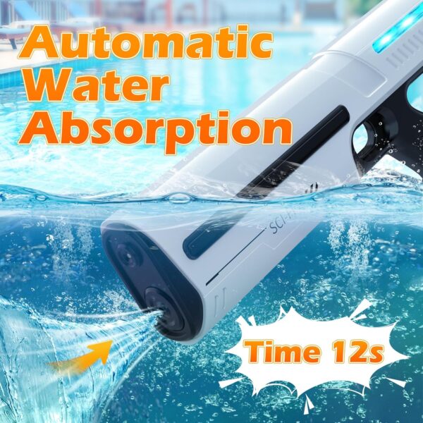 Wholesale Electric Water Gun with Automatic Water Absorption and LED Light - Image 12