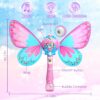Newest Beauty Full-Automatic Wings Bubble Magic Bubble Wand Light Up With Music Plastics Soap Froth Bubble Wand Toys - Image 17