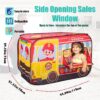 Family Kitchen Set Toy Soft Polyester Style Food Truck Play Tent Chicken Burger Matched Pop up Tent - Image 22