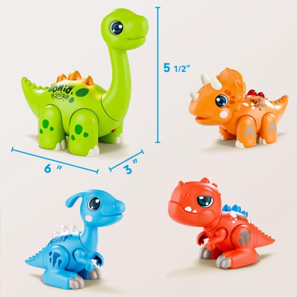 Creative STEM Learning Toddler Easy Assembly Light Roars Sound Educational Take Apart Dinosaur Toy - Image 8