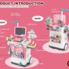Deluxe Pretend Play Electric Medical Cart Simulated Medicine Injection Carry Bag Toddlers Doctor Toy Set - Image 19