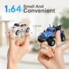 New Fast 1:64 Scale Mini Alloy Truck Electric Led Lights 24ghz Remote App Control 3 Speed Rc Car - Image 22