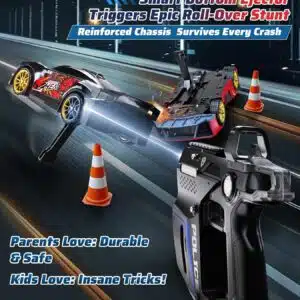 Innovative 2.4G Sensor Chase Game Dual Remotes Ejection Launcher Parent Child Interactive Battle RC Car Set - Image 25