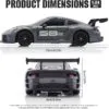 1 24 Scale 4WD 2 4GHz High Speed 20KMH LED Linkage Light Set Indoor Mini Electric Racing Full Remote Control Drift RC Car - Image 27