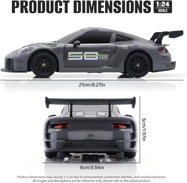 1 24 Scale 4WD 2 4GHz High Speed 20KMH LED Linkage Light Set Indoor Mini Electric Racing Full Remote Control Drift RC Car - Image 16