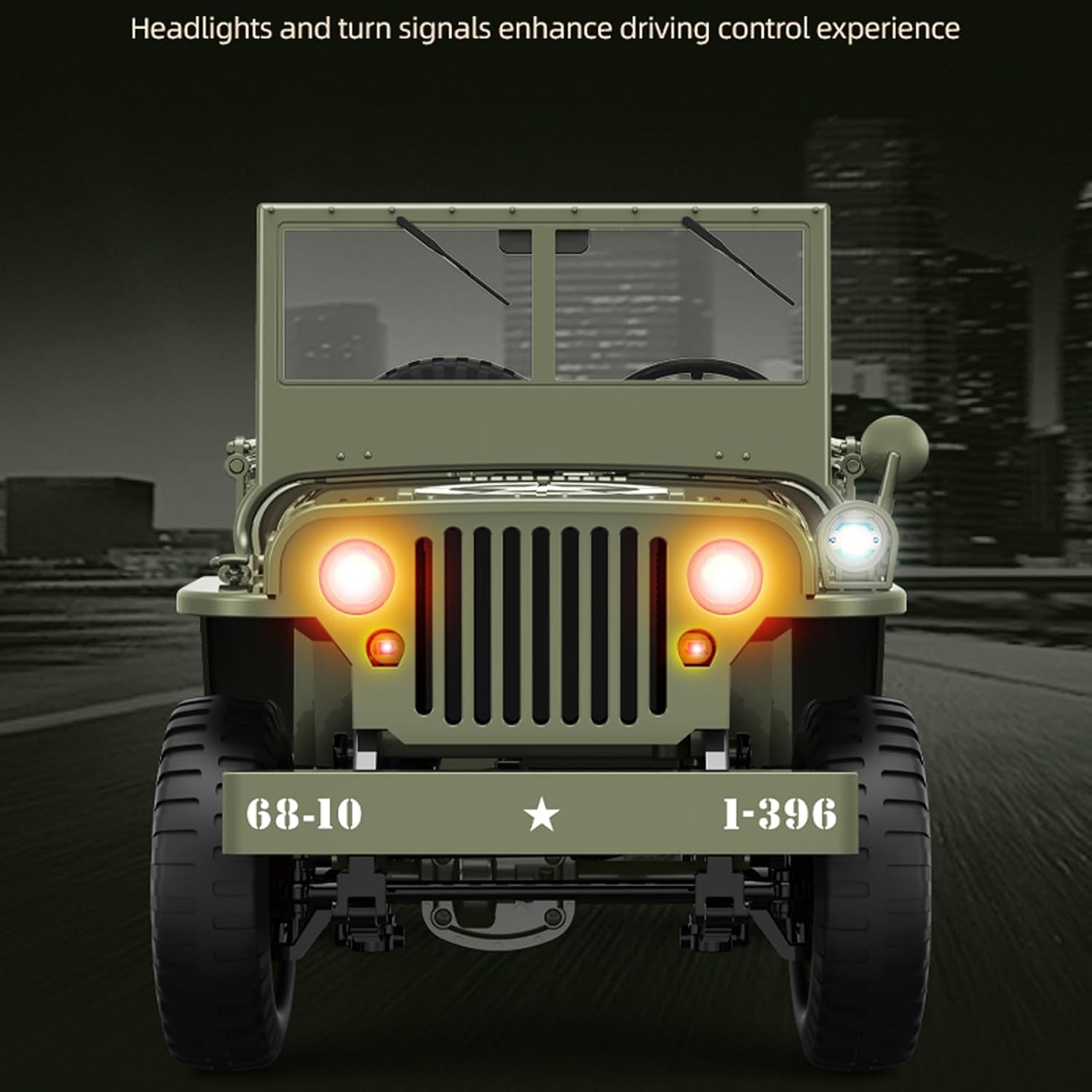 1:10 Scale D888 Willys RC Crawlers Truck 2.4Ghz 4WD Off Road Rock Crawler Vehicle with Lights RC Truck - Image 11