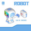 New 2.4GHz Wireless Programming Intelligent Rc Robot Mechanical Walking Dancing Musical Robot with Color Light - Image 25